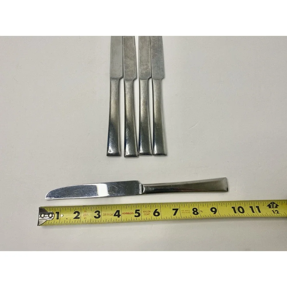 Reed & Barton Gatehouse Stainless Dinner Knives Knife Replacements Lot Of 5